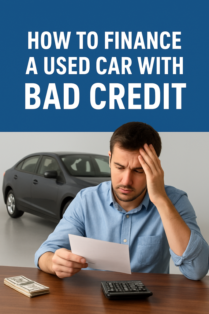 How to Finance a Used Car with Bad Credit
